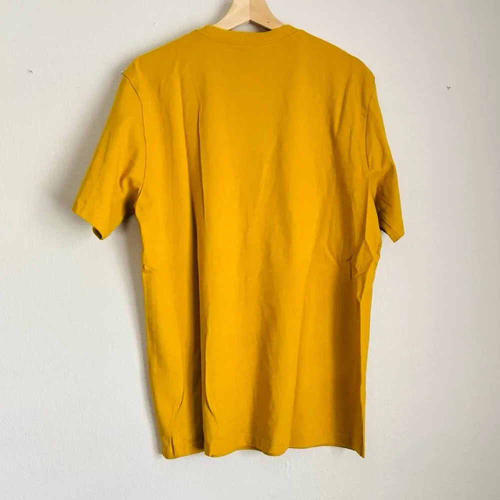 Carhartt Work In Progress WIP Yellow TShirt Size XLarge - Picture 2 of 3